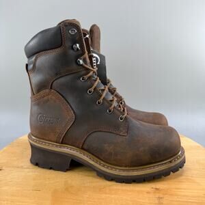 Chippewa Hador 8" Steel Toe Insulated Logger Boots Mens Size 8.5M 55025 NEW